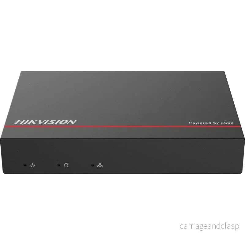 Hikvision DS-E08NI-Q1/8P, Inkl. 2TB SSD, Lämplig för 8 IP-kameror 8x PoE - Bild 2
