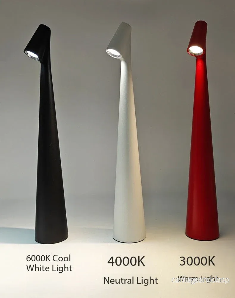 Gao Fushuai Uppladdningsbar Bordslampa Sängbord Avancerad Lampa Kreativ Dekorativ Nattlampa Skribord Atmosfärslampa | Veska - Bild 2