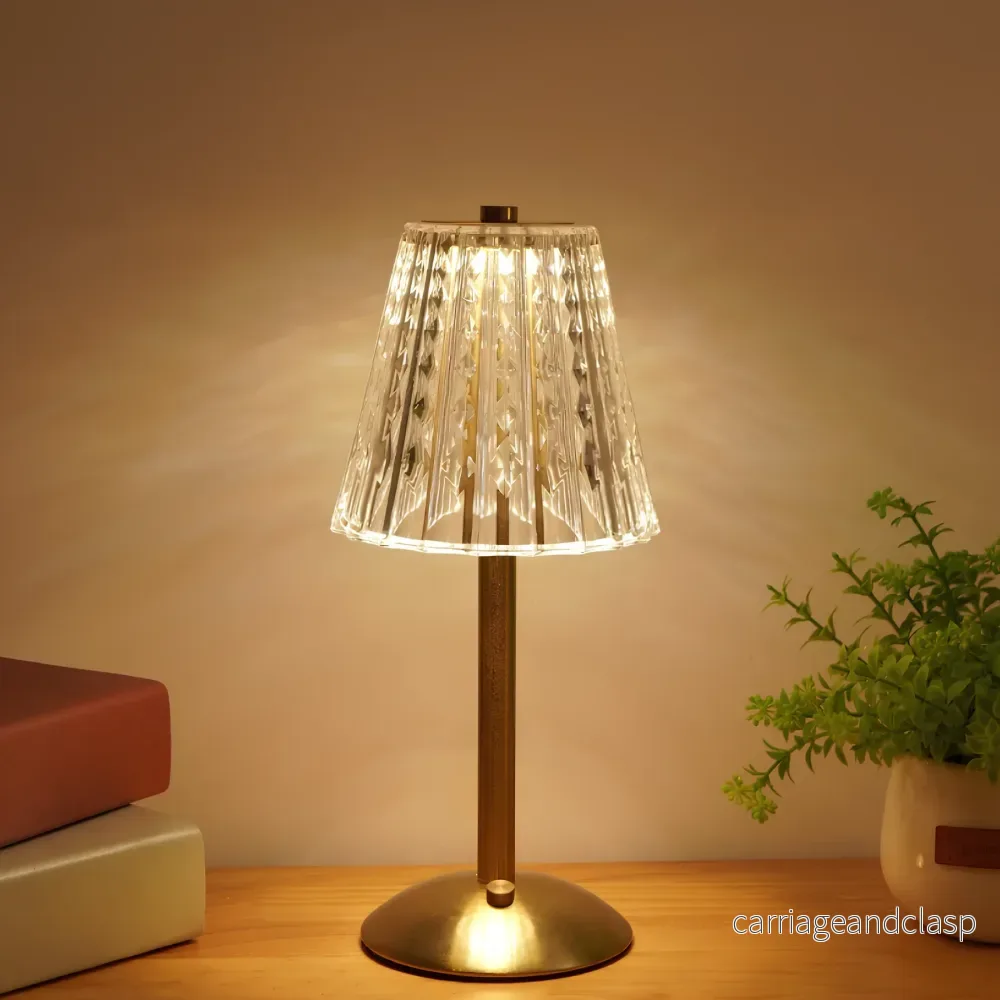 Guld Kristall Bordslampa - Aurora Luxe | Veska - Bild 3