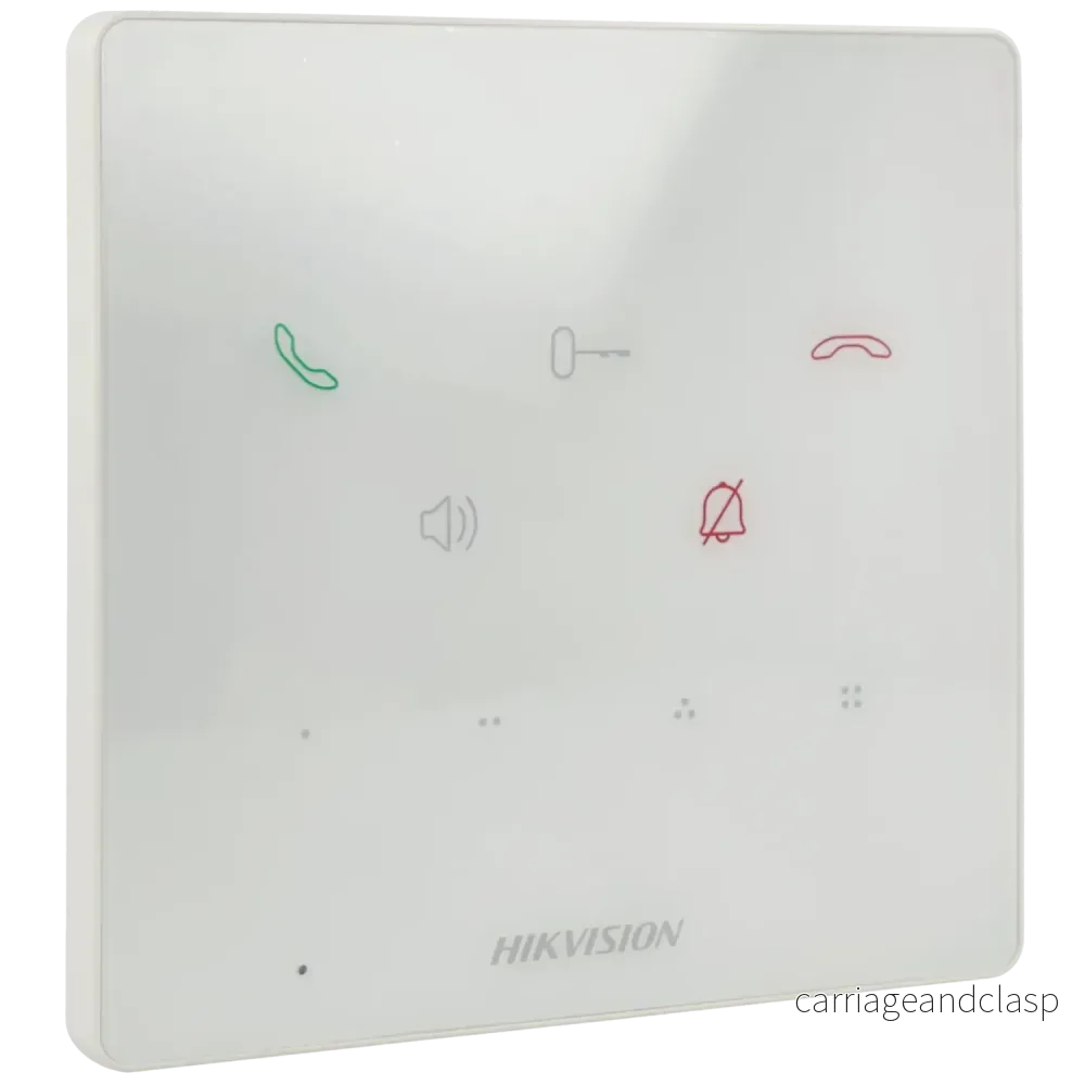 Hikvision DS-KH7000EY-E2-W, 2-tråds modulär intercom, inomhusstation