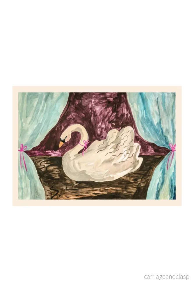 Swan at night