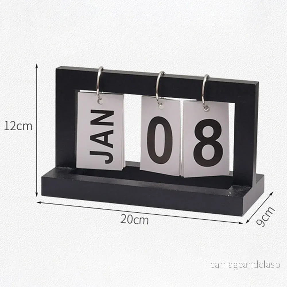 Trä Flip Skrivbord Daglig Kalender | Veska Trä Flip Skrivbord Daglig Kalender | Veska