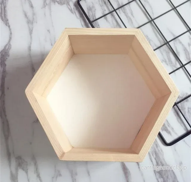 Hexagon Vägghylla | Veska