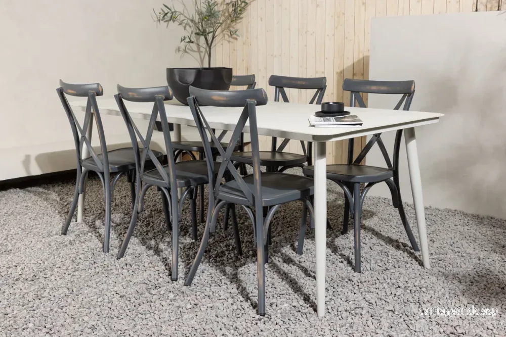 Lina & Tablas Matgrupp Beige/Mörkgrå Lina & Tablas Matgrupp Beige/Mörkgrå