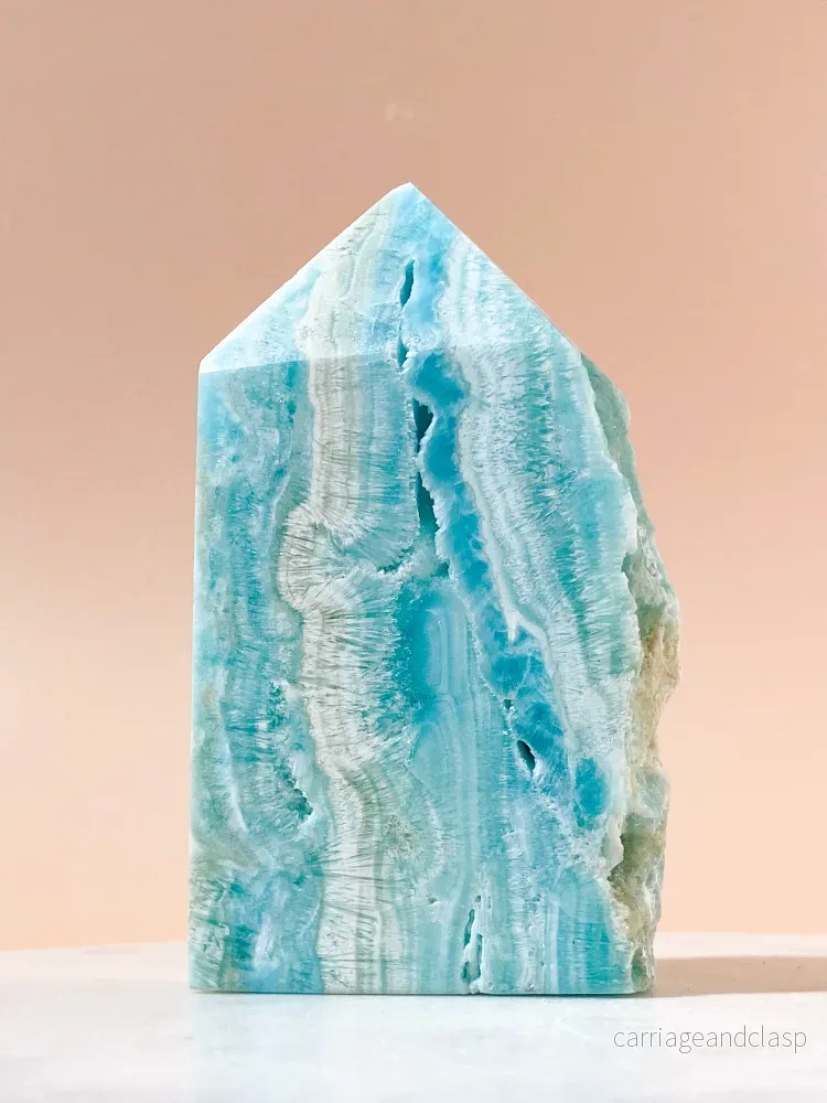 Blå Hemimorphite Torn (Nr. 2) Blå Hemimorphite Torn (Nr. 2)