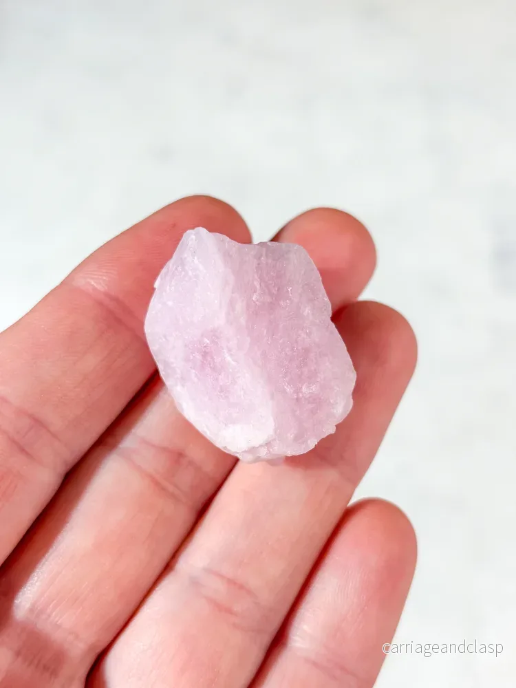 Rå rosa morganit (nr 4) - Bild 2