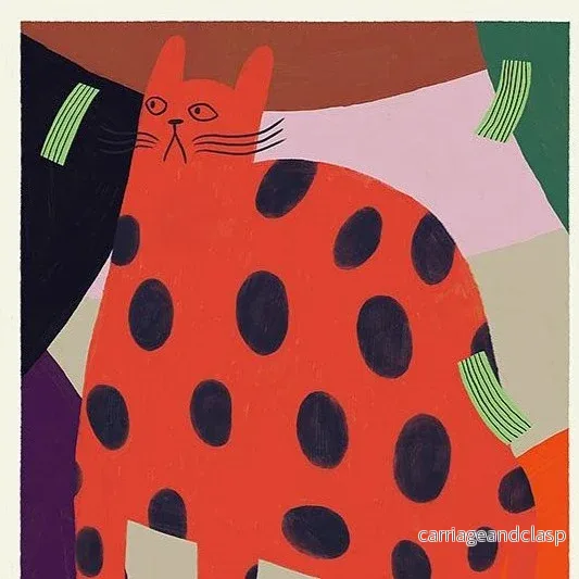 Poster ”Katt” av Agnes Florin Poster ”Katt” av Agnes Florin