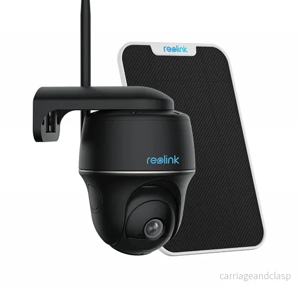 Reolink B430 5mp, trådlös Pan & Tilt Dual WiFi kamera på batteri (uppladdningsbart) svart - Bild 3