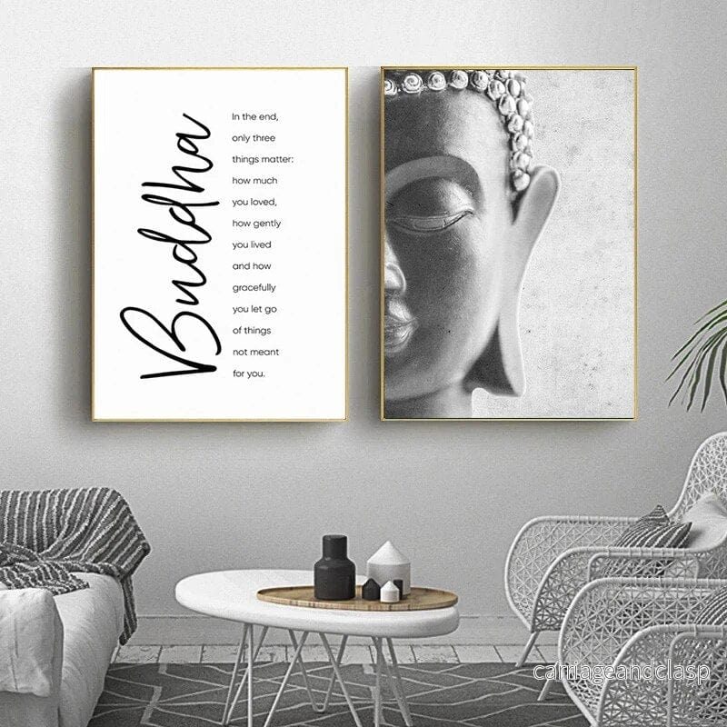 Zen Buddha Statue Canvas | Veska