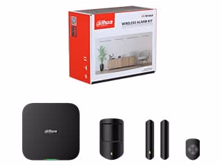 Dahua Airshield ART-ARC3800H-03-FW2(868) larmpaket, svart, hubb 2 med Wi-Fi, LAN och reservplats för 4G-SIM-kort