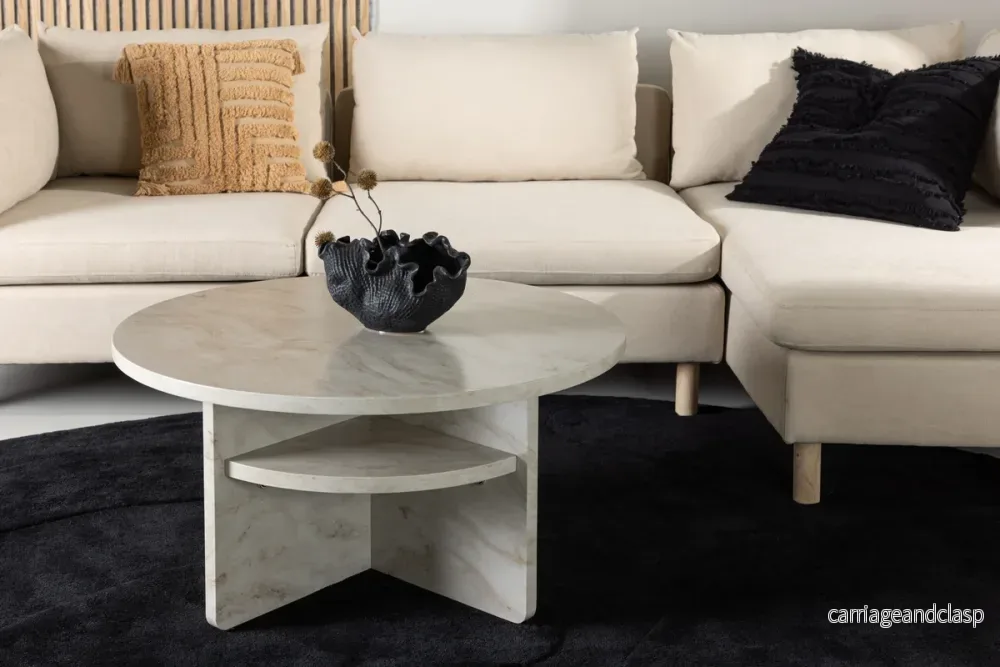 Ålesund Soffbord Ø85 Beige Ålesund Soffbord Ø85 Beige