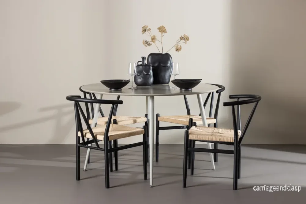 Alfons & Plaza Matgrupp Svart/Beige Alfons & Plaza Matgrupp Svart/Beige