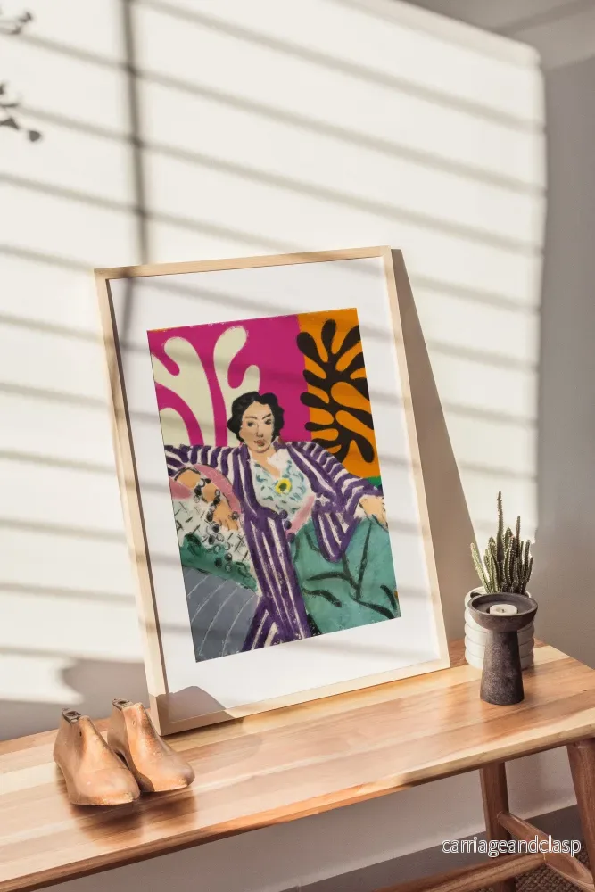 Matisse - Kvinna i en lila kappa | Veska - Bild 2