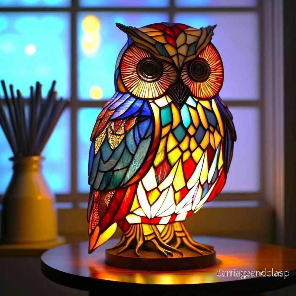 LED Hund Bordslampa – Modern Resin Design | Veska - Bild 2