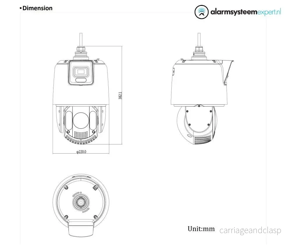 Hikvision DS-2SE7C425MW-AEB(14F1)(P3), 4MP dubbelkamera med PTZ 25X zoom och fast kamera i ett. - Bild 2