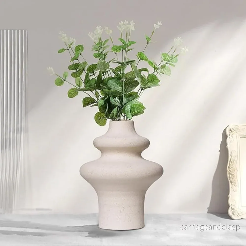 Nordic Beige Keramiska Veskaomkrukor | Veska - Bild 3