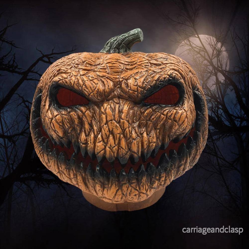 LED Skrämmande Halloween Pumpa Decoration | Veska - Bild 3