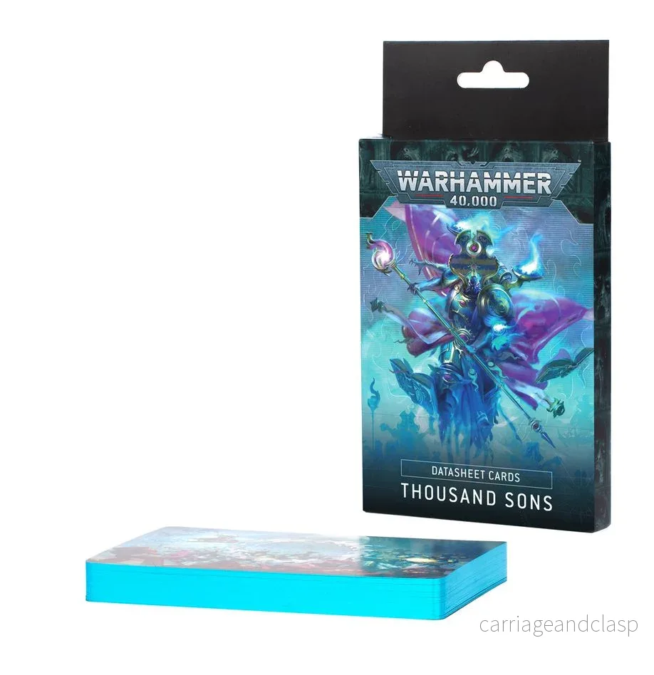 Warhammer: 40,000 – Datasheet Cards: Thousand Sons Warhammer: 40,000 – Datasheet Cards: Thousand Sons