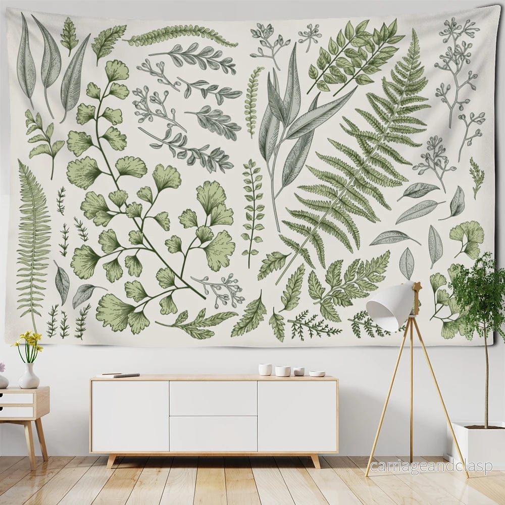 Botanisk Tryck Tapestry | Veska