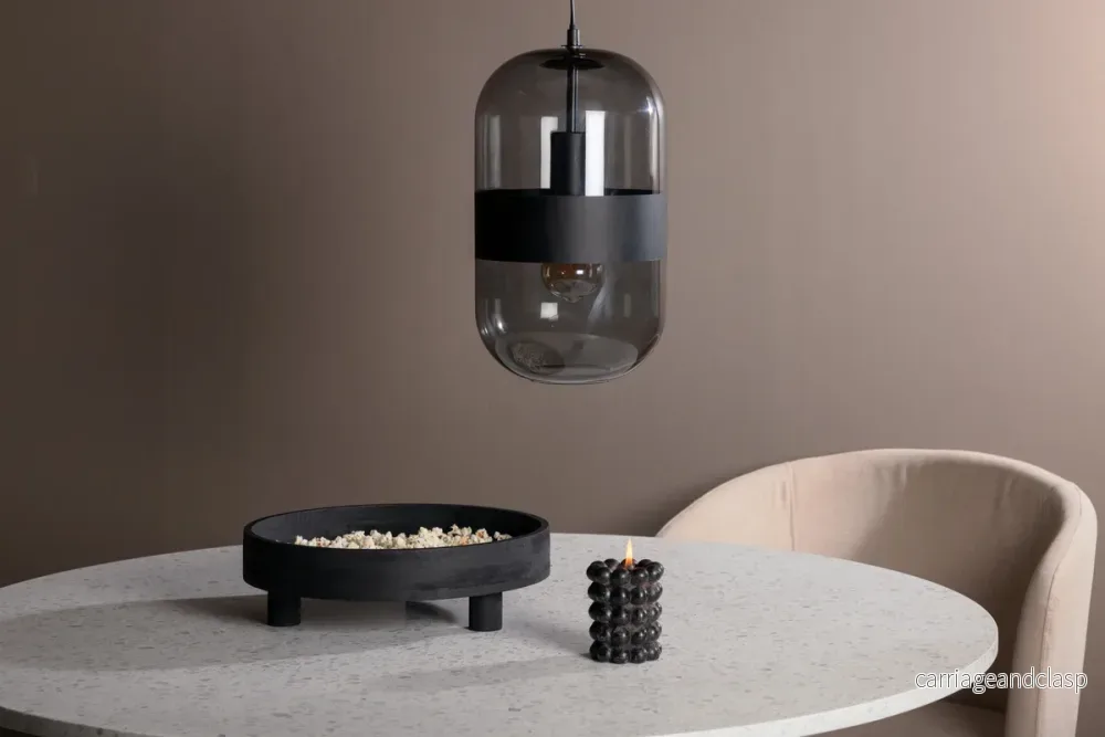 Dropp Taklampa Svart