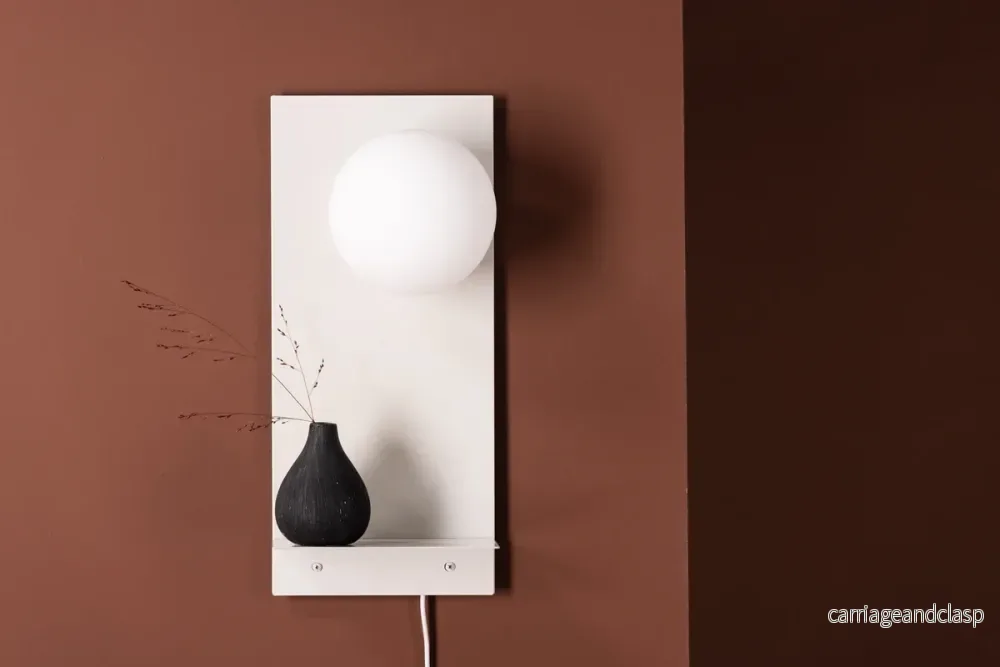 Troyes Vägglampa Ljusgrå