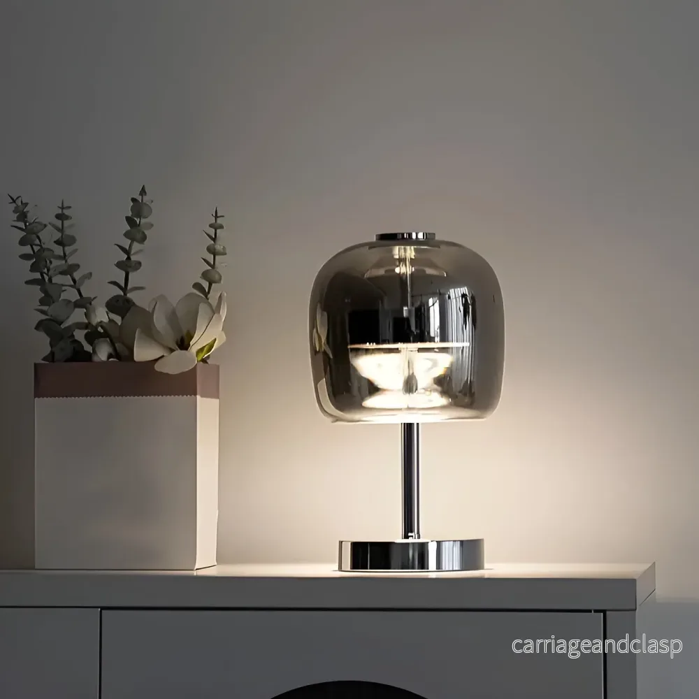 Modern glas elektropläterad ambient ljuslampa | Veska - Bild 3