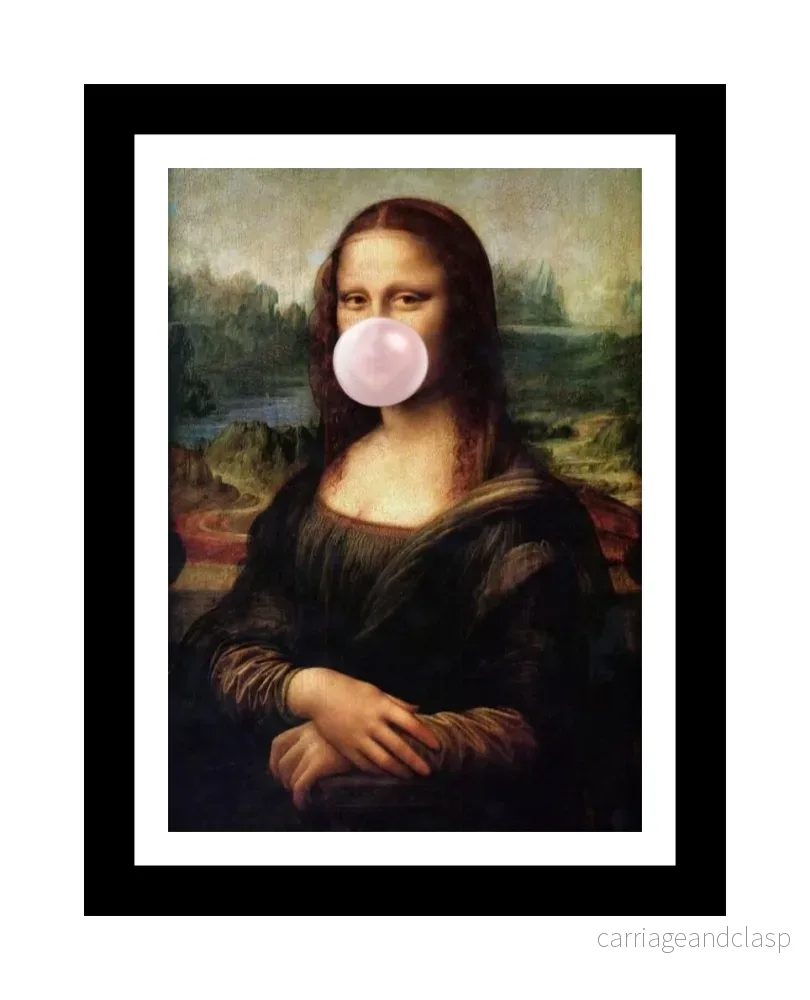 Mona Lisa med bubbelgum - Bild 2