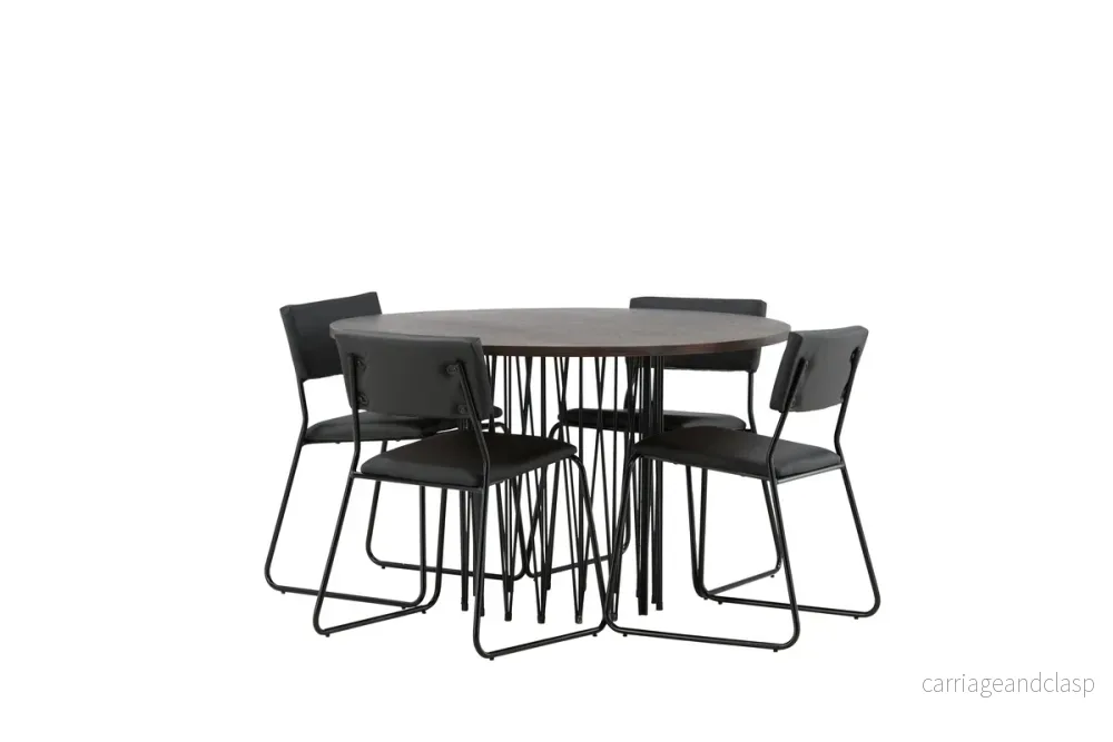 Kenth & Stone Matgrupp Svart/Mocka - Bild 2