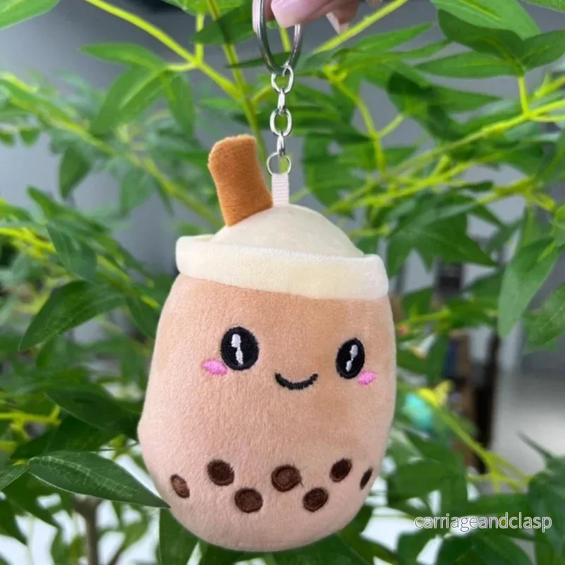 Söt Boba Nyckelring - Kawaii Plysch 10 cm - Bild 3