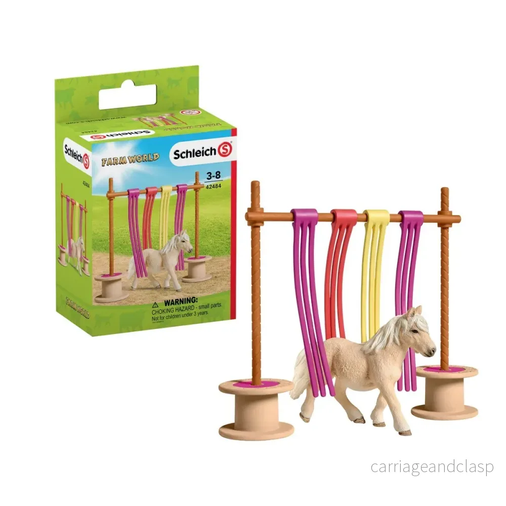 Schleich - Miljöträningshinder ponny