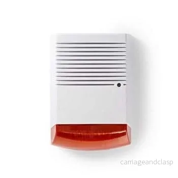 Nedis Dummy säkerhetssiren IP44 Vit/orange