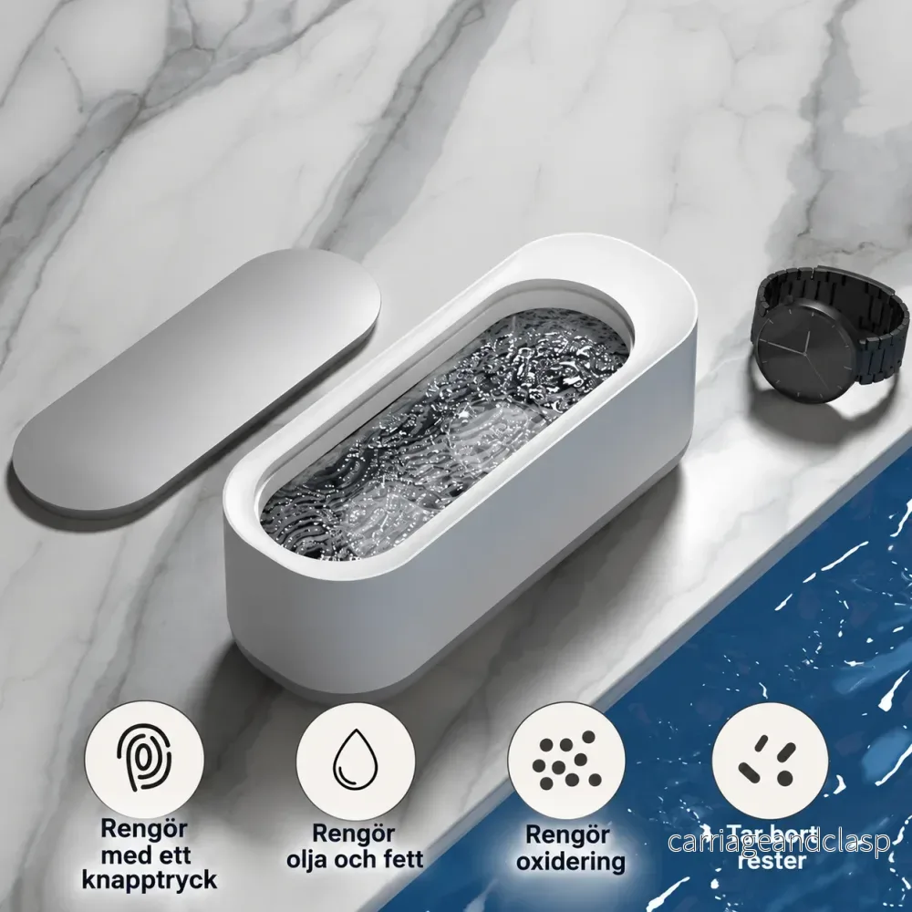 CleanWave™ – Ultraljudsrengörare för smycken & glasögon