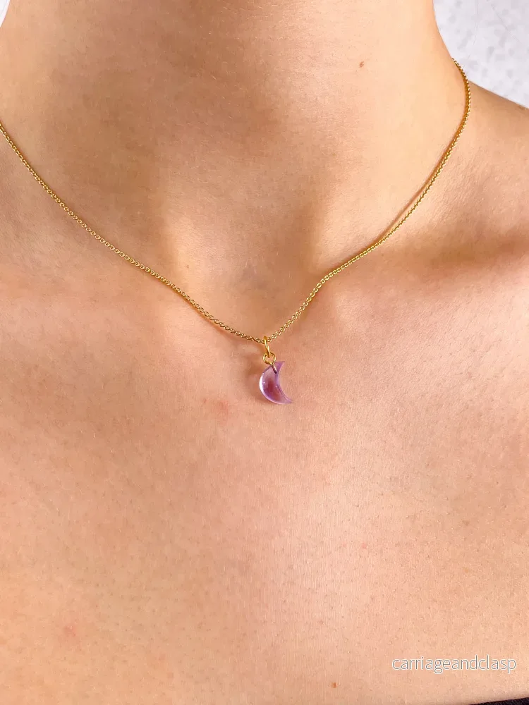 Mini Månhalsband (Ametist) - Bild 2