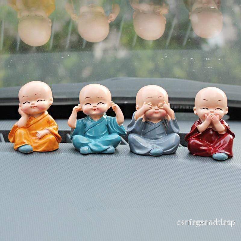 Little Monk Figurer 4-delars Set | Veska - Bild 2