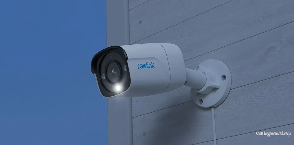 Reolink P340, intelligent 12MP PoE bullet-kamera med mörkerseende i spotlight-färg - Bild 2