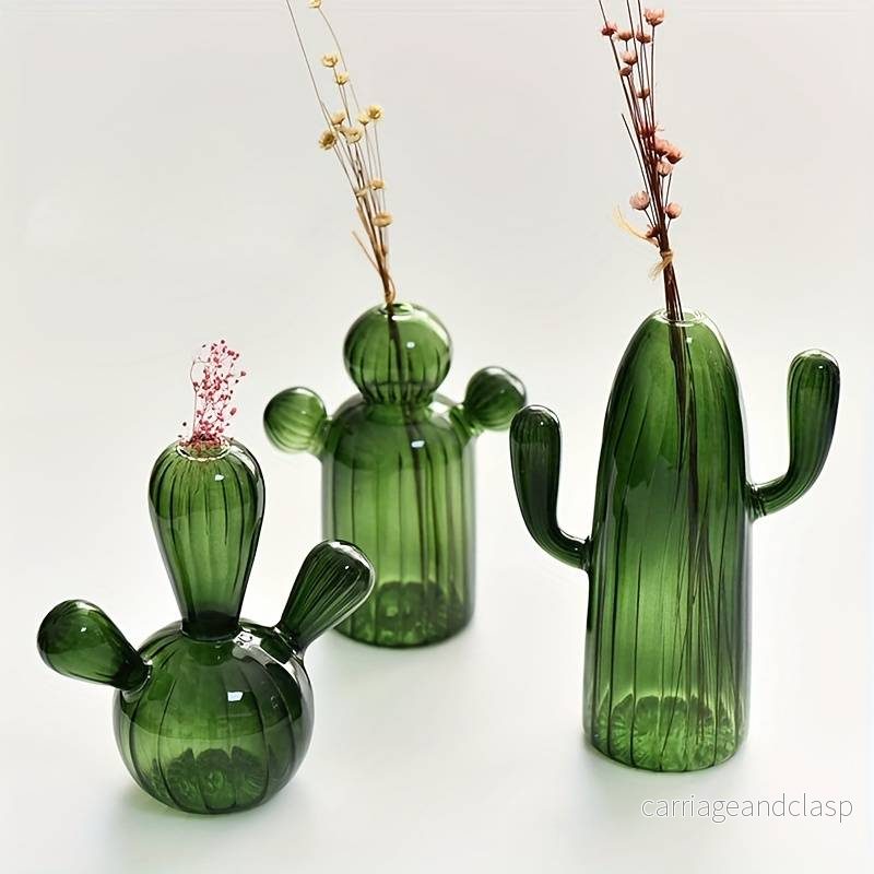 Kaktus Glas Vaso | Veska - Bild 2