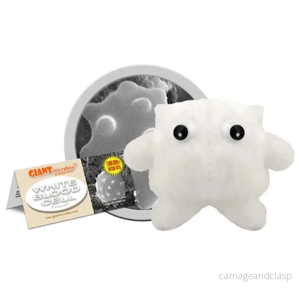 GIANTmicrobes â Vit Blodkropp (Leukocyte) Plysch
