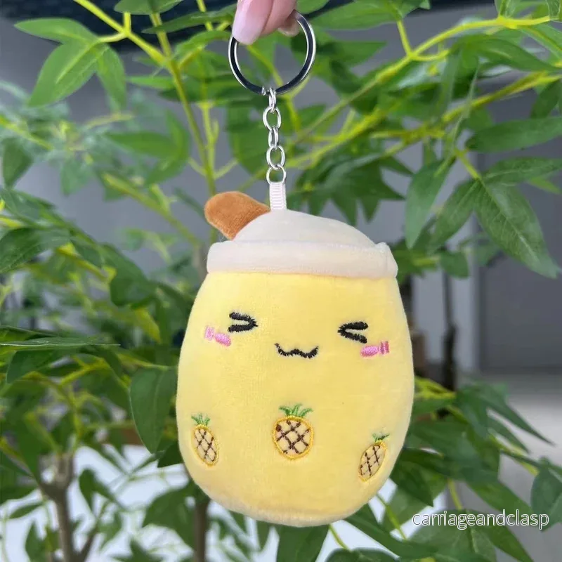 Söt Boba Nyckelring - Kawaii Plysch 10 cm - Bild 2