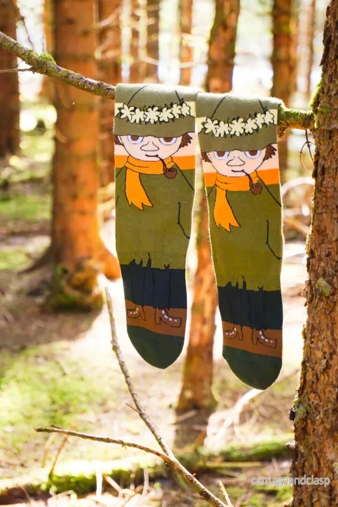 MOOMIN - Snusmumriken Randig Muminstrumpor - Vuxenstorlek - Bild 2