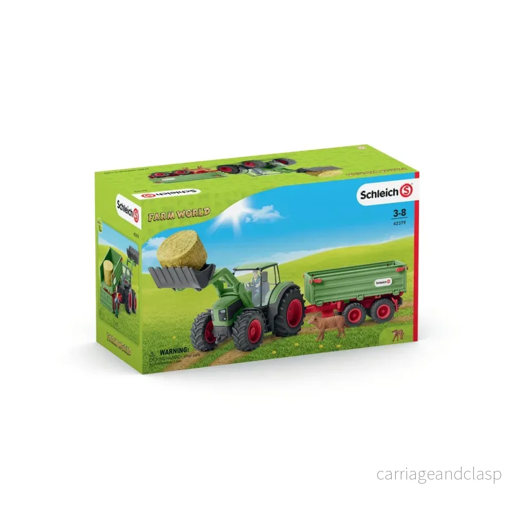 Schleich - Traktor med släp