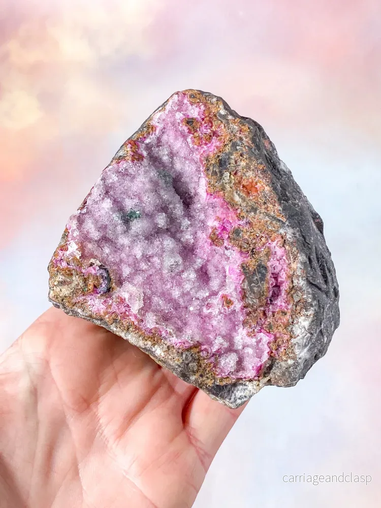 Druzy Kobolt Kalcit Kluster (Nr 28) - Bild 2