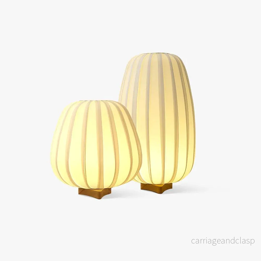 Minimalistisk Bordslampa med Bambubas | Veska