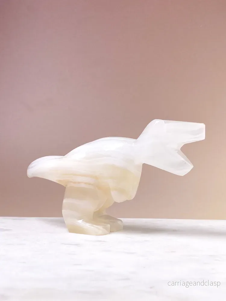 Vit onyx T-rex (nr 3) - Bild 3