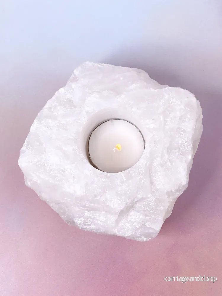 Mountain Crystal Fireface Holder