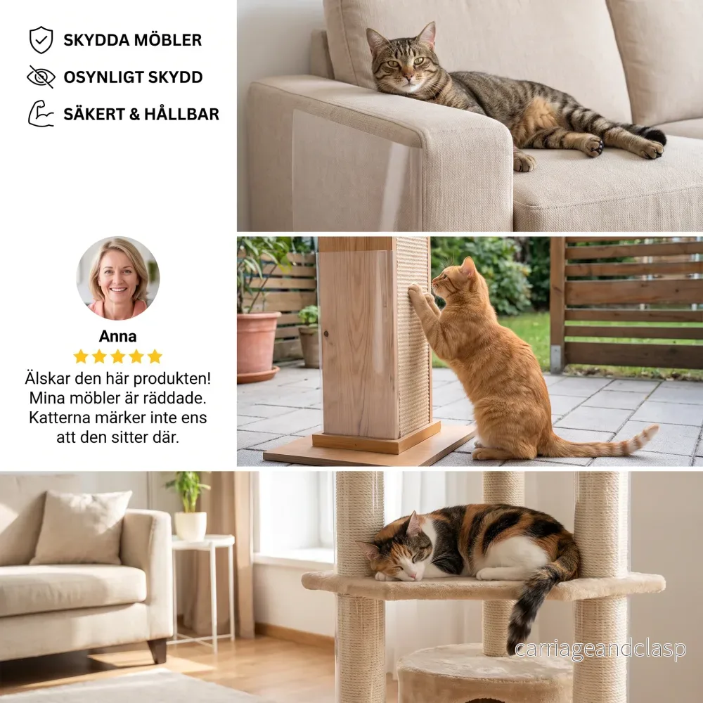 Robustt Klotterskydd För Kattmöbler - Bild 3