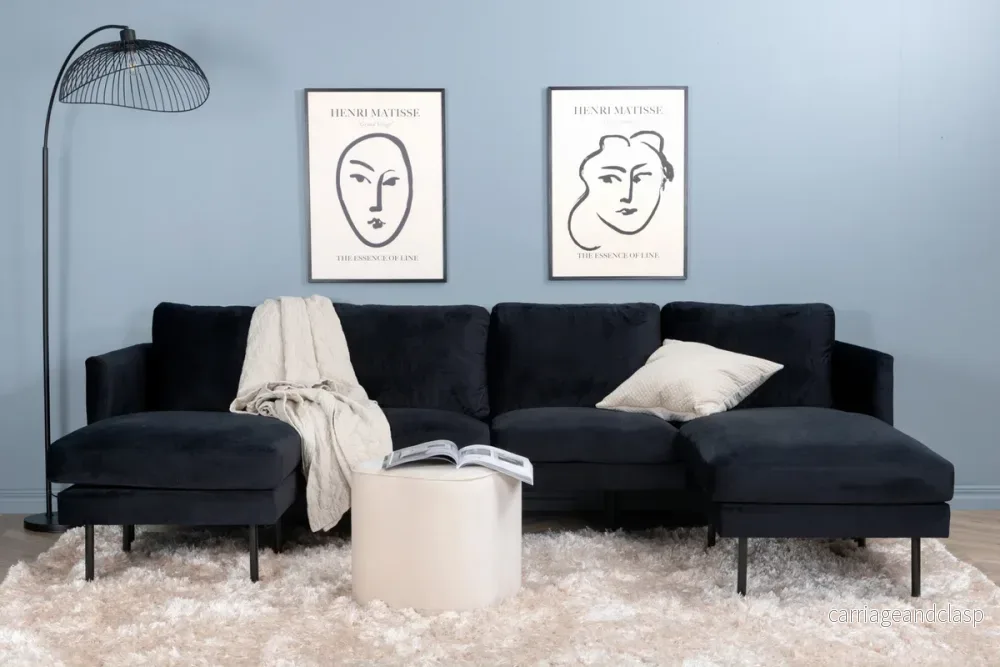Zoom Divansoffa Svart