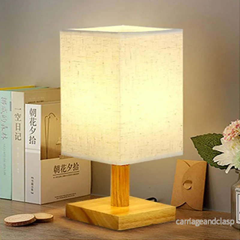USB Bordslampa med Tygskärm – Modern LED Sänglampa för Sovrum & Kontor | Veska - Bild 2