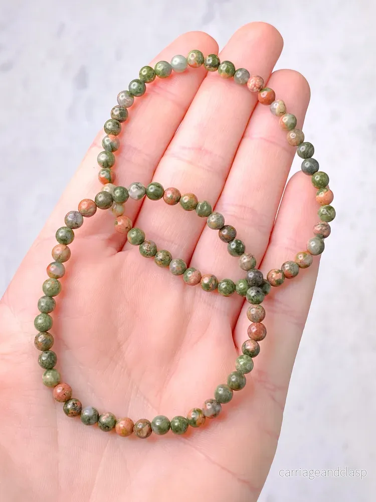 Unakite armband - Bild 3