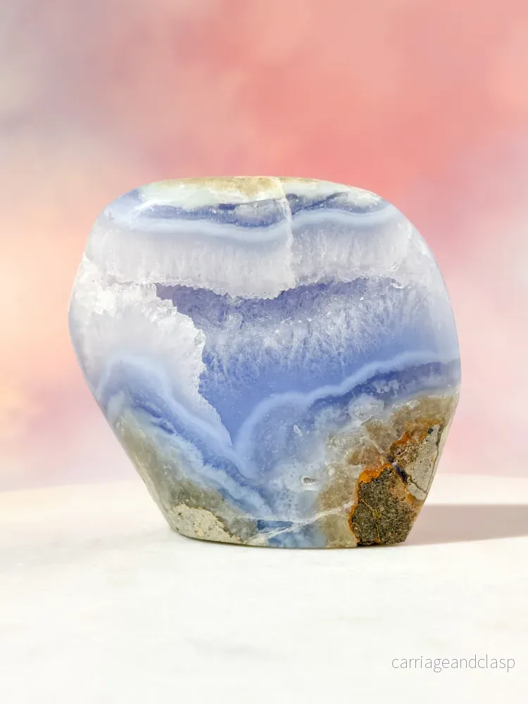Druzy Blond Agat Freeform (Nr. 18)