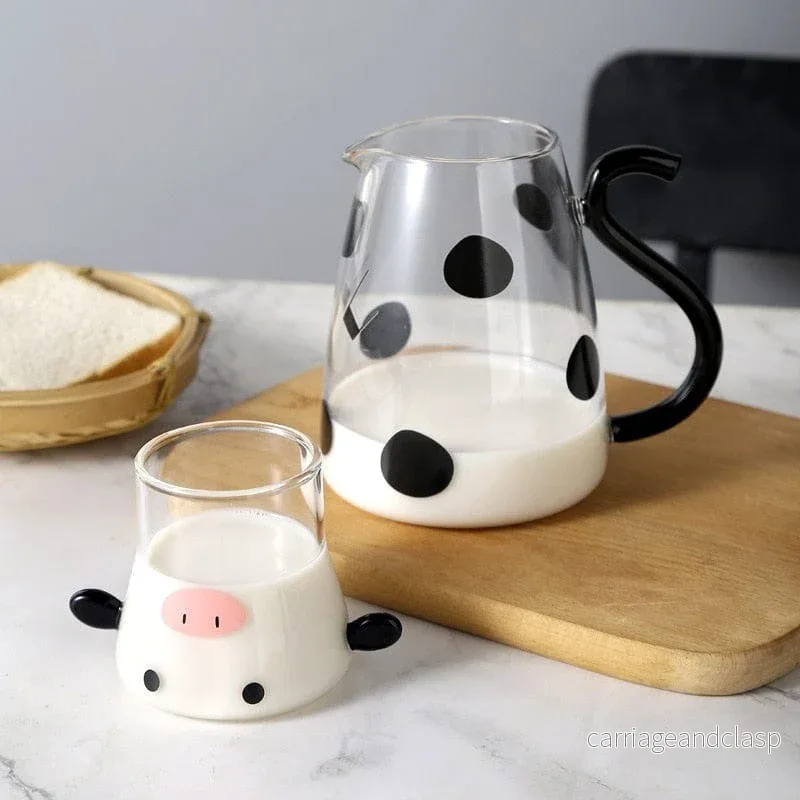 Cow Borosilikatglas Teapot Set | Veska - Bild 2